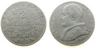 Vatikan 2 Lire Ag Pius IX, A XXI -