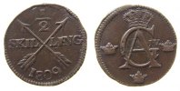 Schweden 1/2 Skilling Ku Gustav IV -