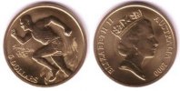 Australien 5 Dollar AlBr Olymp. Sprinter, Schön 601 -