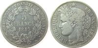 Frankreich 5 Francs Ag Ceres, A (Paris) -