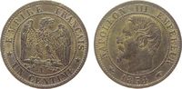 Frankreich 1 Centime Br Napoleon III, A (Paris) -