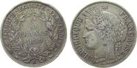 Frankreich 5 Francs Ag Ceres, A (Paris), kleine Randfehler, Randstoß -