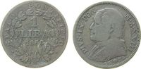 Vatikan 1 Lire Ag Pius IX, XXII -