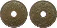 Dänemark 2 Öre 1937 Br Christian X ss
