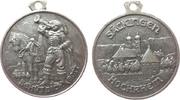 Gelegenheitsmedaillen tragbare Medaille -- Säckingen (Hochrhein) - Behüt Dich Gott, Kirche und Wehrturm / Herold mit Tromphete vor Pferd, ca. 39 MM -