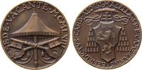 Vatikan Medaille Bronze Sede Vacante 1963 - Kardinal Camerlengo Benedetto Aloisi-Masella, v. Save UNC-