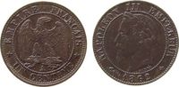 Frankreich 1 Centime Br Napoleon III, A (Paris) -