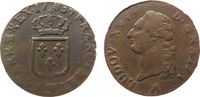 Frankreich 1 Sol Ku Louis XVI, W (Lille) -