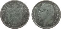 Frankreich 1 Franc Ag Napoleon III, A (Paris) -