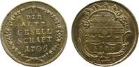 Frankfurt Spielmarke Messing Alte Gesellschaft, Frankfurt, Schild mit sich kreuzenden Tabakpfeifen - darunter Dantes / Schrift im Kranz, ca. 24 MM -
