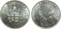 Vatikan 1000 Lire Ag Johannes Paul II, 5. Pontifikatsjahr -