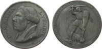 Reformation / Religion Medaille 1917 Zink Luther Martin (1483-1546) - auf die 400-Jahrfeier der Reformation, Büste na VF-EF
