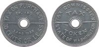 USA Jeton Aluminium Washington - Tax Token, ca. 22,5 MM -