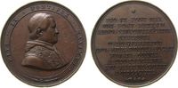 Vatikan Medaille 1871 Bronze Pius IX (1846-78) - auf sein 25jähriges Pontifikats-Jubiläum, Brustbild n vz