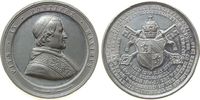 Vatikan Medaille 1846 Zinn Pius IX (1846-78) - auf die Besitznahme des Laterans, Brustbild nach rechts vz