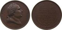 Paris Medaille Bronze Louis XVIII (1814-1824) - Kirche St. Vincent de Paul in Paris, auf die Grundsteinlegung, v.Gayrard, ca. 56,5 MM -