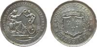 Sport Medaille Silber Wiesbaden - auf das grosses Internationales Wettfahren, Curdirection, weibliche Gestalt bekränzt Hochradfahrer / Wappen, -