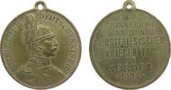 Wilhelm II. (1888-1918) tragbare Medaille Bronze versilbert Wilhelm II. (1888-1918) - auf den 14. Ostfriesischen Kriegertag in Norden, Brustbild nach rechts / Mehrzeiler, -