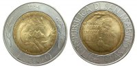 San Marino 500 Lire Bi-Met FAO, Schön 311 -