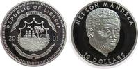 10 Dollars 2001 Liberia Ag Nelson Mandela pp