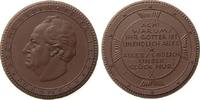 Goethe Medaille Böttger Steinzeug Goethe (1749-1832), Goethe-Gedenkfeier, Pössneck, ca. 50 MM, braun -
