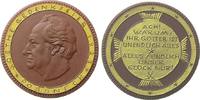 Goethe Medaille Böttger Steinzeug Goethe (1749-1832), Goethe-Gedenkfeier, Pössneck, ca. 50 MM -
