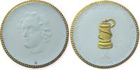 Goethe Medaille Porzellan Goethe (1749-1832), Goethe-Erinnerung, Weimar, ca. 48 MM -