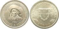 Portugal 10 Escudos 1960 Ag Heinrich der Seefahrer unc