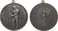Berlin tragbare Medaille Silber Berlin - Buchdruckerverein für treue Mitarbeit, Szenen aus der Druckerein / Greif, v. Morin, ca. 46,8 MM, ca. 45,1 Gramm, -