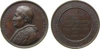 Vatikan Medaille 1878 Bronze Pius IX (1846-78) - auf seinen Tod, Brustbild nach links / Mehrzeiler, v. VF-EF