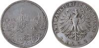 Frankfurt Medaille Weismetall Frankfurt - Buchmesse, mittelalterliche Stadtansicht / Wappenadler, ca. 36 MM, berieben -