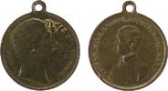Wilhelm II. (1888-1918) Medaille Bronze Wilhelm II. (1888-1918), Büsten von Wilhelm I und Victoria nach rechts / Brustbild von Kronprinze Friedrich Wilhelm nach -