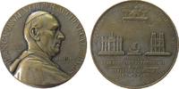 Paris Medaille Bronze Verdier Jean (1864-1940) - Erzbischof von Paris, Brustbild nach rechts / drei Kirchen: Notre Dame de de Lez - Saint Jean -