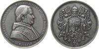 Vatikan Medaille 1860 Zinn Pius IX (1846-78) - auf die Solidarität der französischen Katholiken mit de ss