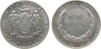 USA 1/2 Dollar 1920 Ag Maine ss+