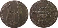 Neujahr Medaille Bronze Neujahr - antike Münzprägung, zwei Männer mit Hammer und Prägestock / Spindelpresse, v. B.H. Mayer Pforzheim, ca. 50 MM -