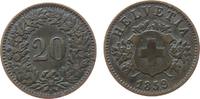 Schweiz 20 Rappen Billon HMZ 1207, B -