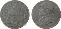 Vatikan 2 Lire Ag Pius IX, A XXI -