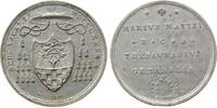Vatikan Medaille 1830 Zinn Sede Vacante - Monsignore Mario Mattei, v. Nic. Cerbara, ca. 31,5 MM, etwas vz