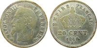 Frankreich 20 Centimes 1868 Ag Napoleon III, A (Paris) F+