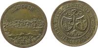 Sport Medaille Messing Dresden - auf das VI. Deutsche Turnfest, Büste von Jahn nach rechts / Schrift, ca. 24,5 MM, entfernte Öse -