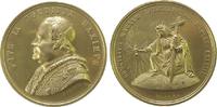 Medaille 1869 Bronze vergoldet Pius IX (1846-78) - auf den Beginn des 1. Vatikanischen Konzils vz