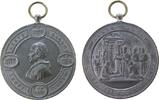 Vatikan tragbare Medaille 1900 o.J. Zinn Leo XIII (1878-1903) - auf die Öffnung der Heiligen Pforte, Brustbild nach vz
