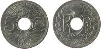 Frankreich 5 Centimes 1920 KN CMes ohne Strich AU-