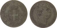 Italien 2 Lire 1887 Ag Umberto I, R (Rom), feiner Kratzer VF-