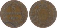 San Marino 5 Centesimi Ku Wappen -