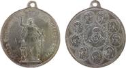 Wilhelm II. (1888-1918) tragbare Medaille Bronze versilbert Wilhelm II (1888-1918) - 25. Jahrestag Erinnerung an den Feldzug von 1870/71, Niederwalddenkmal / mittige Büs -