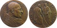 Vatikan Medaille 1959 Bronze Johannes XXIII (1958-1963) - auf die Berufung des Heiligen Petrus, Brustb UNC-