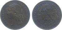 Paris Medaille Bronze Paris Weltausstellung - 100 Jahre Weltausstellung in Paris, Büste der Cérés nach links / Centenaire de 1789, v. Barre, ca -