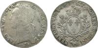 Frankreich 1 Ecu au Bandeau 1767 Ag Louis XV, Pau s/ss